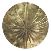 Warm Gold Globe Stickers