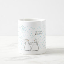 Warm-Hearted Snowmen Mug