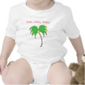 "Warm Holiday Wishes" Palm Tree  t-shirts