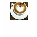 Warm Hot Coffie Girl's White Tee-Shirt