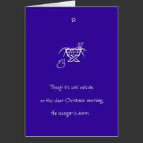 Warm Manger cards