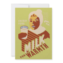 Warm Milk Party Invitations