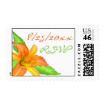 Warm Summer Flower Wedding Postage Stamps