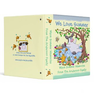 Warm Summer Memories binder