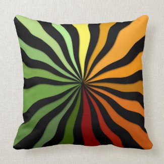 Warm Sunburst (20"x20" Pillow)