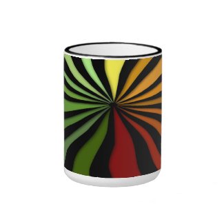 Warm Sunburst (Ceramic Mug)