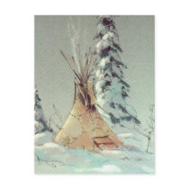 WARM TIPI by SHARON SHARPE postcards by sharonsharpe WARM TIPI by SHARON SHARPE postcards