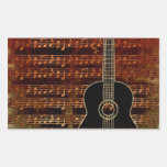 Warm Tones Rectangle Stickers