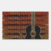 Warm Tones Rectangle Stickers
