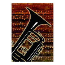Warm Tones Trumpet Posters