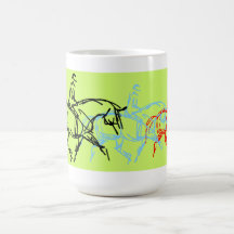 Warm Up Trot Mug- Lime Green