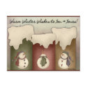 Warm Winter Wishes to You & Yours Holiday Postcard