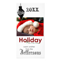warm wishes Christams Photo Cards