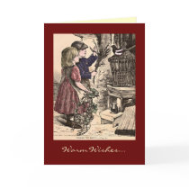 Warm Wishes Christmas Card by MzLisaMichelle Warm Wishes Christmas Card