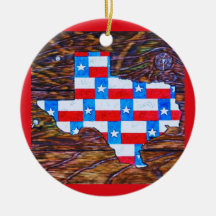 Warm Wishes from Texas Christmas Tree Ornaments