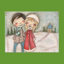 Warm Wishes - Postcard postcards