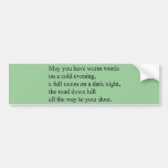 Warm Words Bumper Stickers