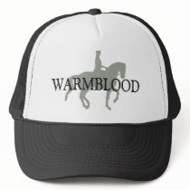 WARMBLOOD with Dressage Horse & Rider hats