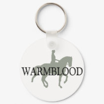 WARMBLOOD with Dressage Horse & Rider keychains