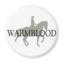 WARMBLOOD with Dressage Horse & Rider magnets by dogsandhorses WARMBLOOD with Dressage Horse & Rider magnets