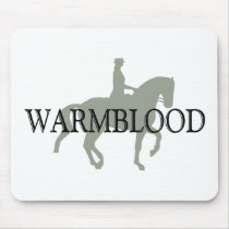 WARMBLOOD with Dressage Horse & Rider mousepads