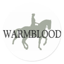 WARMBLOOD with Dressage Horse & Rider stickers by dogsandhorses WARMBLOOD with Dressage Horse & Rider stickers