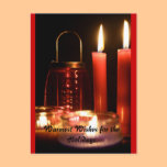 Warmest Wishes for the Holidays Postcard