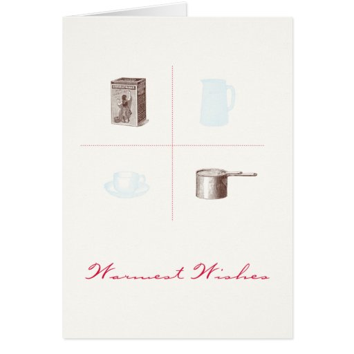 Warmest Wishes Hot Cocoa Holiday Card