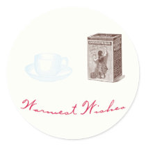 Warmest Wishes Hot Cocoa Holiday Stickers by ericar70 Warmest Wishes Hot Cocoa Holiday Stickers