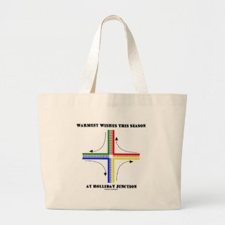 Warmest Wishes This Season At Holliday Junction Canvas Bag
