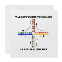 Warmest Wishes This Season At Holliday Junction Personalized Announcement