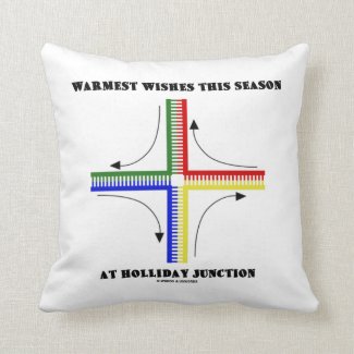 Warmest Wishes This Season At Holliday Junction Pillow
