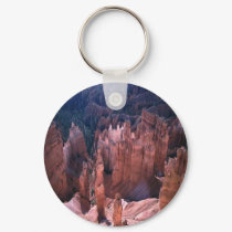 Warming desert mountain keychain