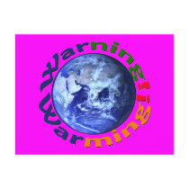 WarMing WarNing Postcard