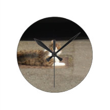 Warms your bones, it does round wall clocks