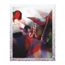 Warmth spreading abstract canvas prints