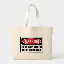 Warning 30 bag