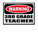 Warning 3RD GRADE TEACHER Women's Dark T-Shirt