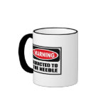 Warning ADDICTED TO THE NEEDLE Mug