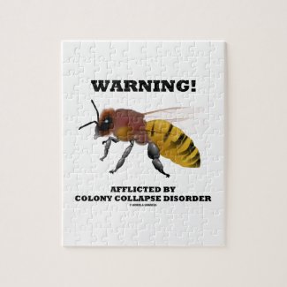 Warning! Afflicted By Colony Collapse Disorder Puzzle