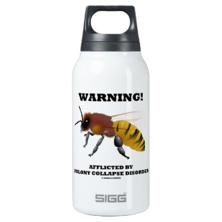 Warning! Afflicted By Colony Collapse Disorder SIGG Thermo 0.3L Insulated Bottle