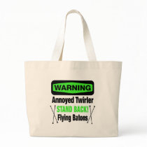 Warning Annoyed Twirler Green bags by DanceTwirlObsessions Warning Annoyed Twirler Green bags