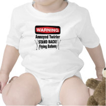 Warning Annoyed Twirler Red Shirt