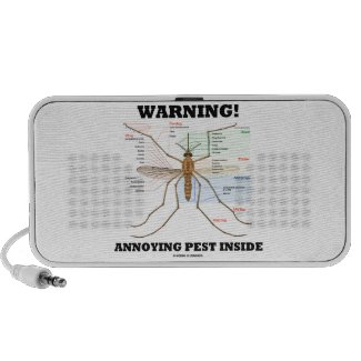 Warning! Annoying Pest Inside (Mosquito Anatomy) Speaker