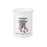 Warning! Approaching Object Huge Heart Inside Drink Pitchers