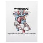 Warning! Approaching Object With Huge Heart Inside Personalized Letterhead