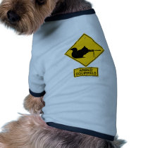 Warning Armed Squirrels Doggie T-shirt