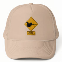 Warning Armed Squirrels Trucker Hat