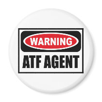 Warning ATF AGENT Magnet