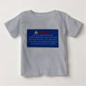 Warning Baby T-shirt
